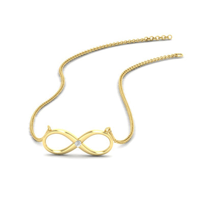 Cute Infinity Diamond Pendant
