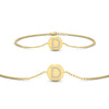 Load image into Gallery viewer, Alphabet disc diamond bracelet