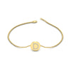 Load image into Gallery viewer, Alphabet disc diamond bracelet