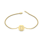 Load image into Gallery viewer, Alphabet disc diamond bracelet
