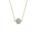 Thumbnail 2 - dainty-0.70-carat-gold-sphere-necklace-in-yellow-gold-FDPD8433ANGLE2-NL-YG