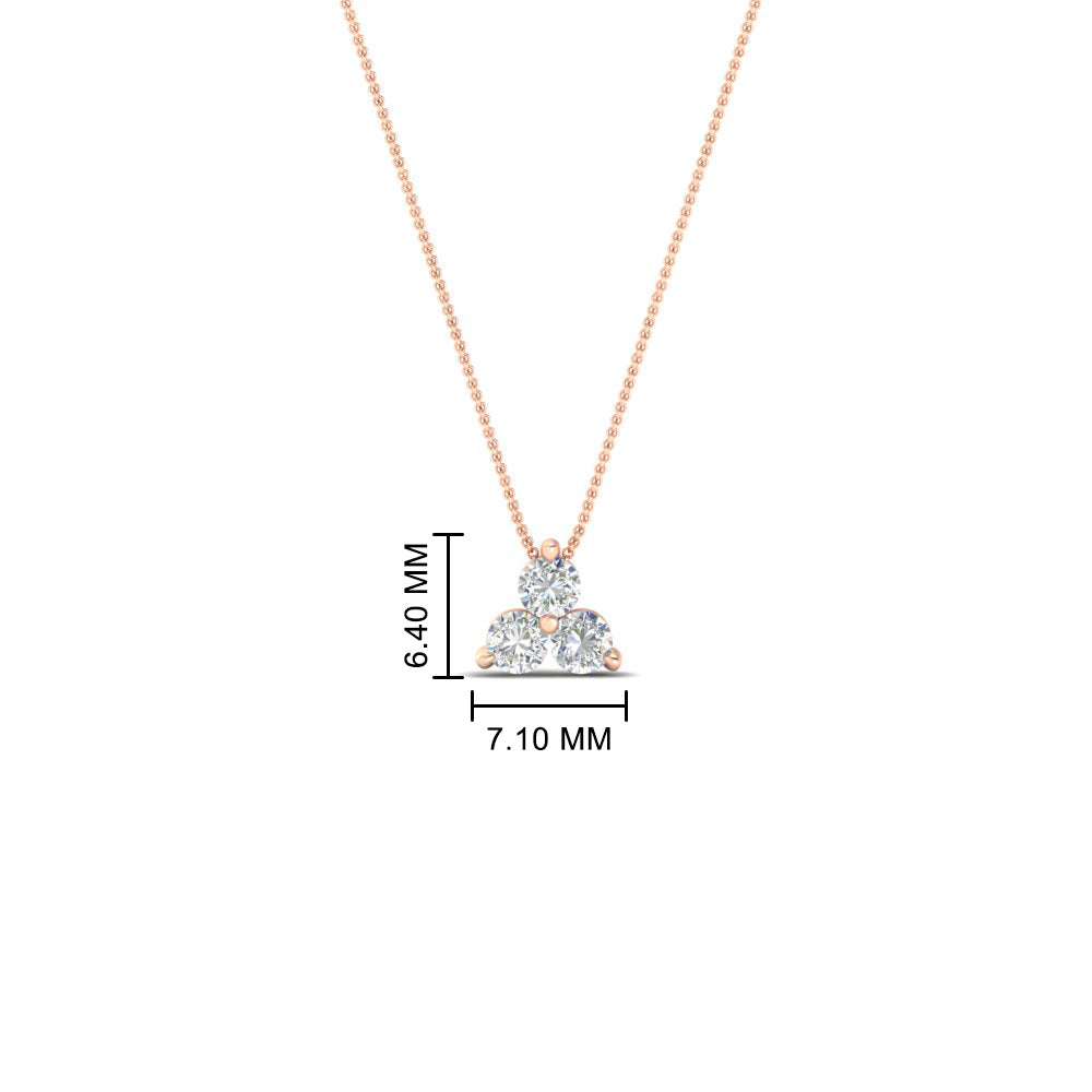 dainty-mini-3-stone-pendant-necklace-in-FDPD1129-0.30CT-NL-RG