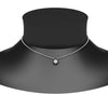 Load image into Gallery viewer, daisy-pendant-diamond-necklace-with-black-diamond-halo-in-FDPD10788-GBLACK-ANGLE1-NL-WG
