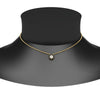 Load image into Gallery viewer, daisy-pendant-diamond-necklace-with-black-diamond-halo-in-FDPD10788-GBLACK-ANGLE1-NL-YG
