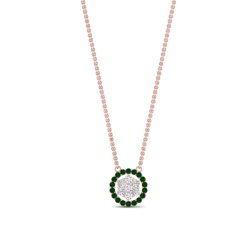 daisy-pendant-diamond-necklace-with-emerald-halo-in-FDPD10788-GEMGR-ANGLE1-NL-RG