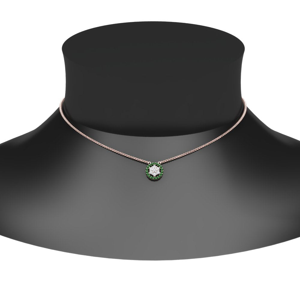 daisy-pendant-diamond-necklace-with-emerald-halo-in-FDPD10788-GEMGR-ANGLE1-NL-RG