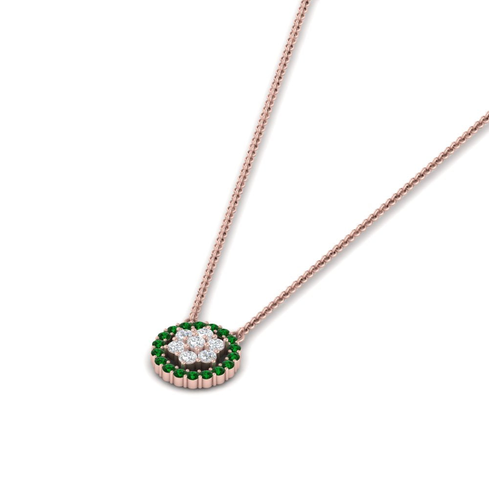 daisy-pendant-diamond-necklace-with-emerald-halo-in-FDPD10788-GEMGR-ANGLE1-NL-RG