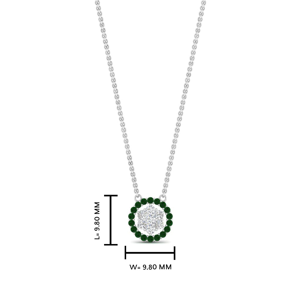 daisy-pendant-diamond-necklace-with-emerald-halo-in-FDPD10788-GEMGR-ANGLE1-NL-WG