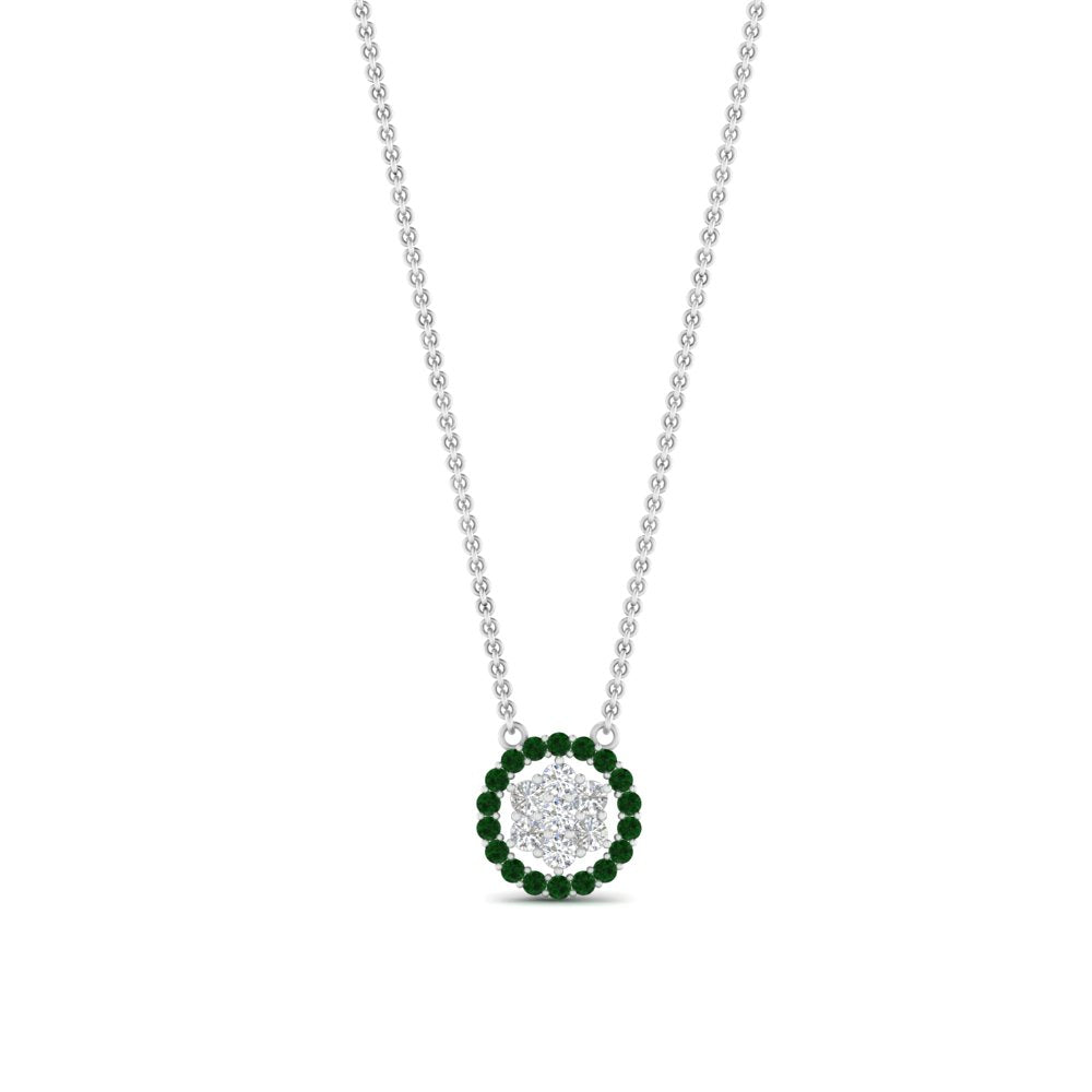 daisy-pendant-diamond-necklace-with-emerald-halo-in-FDPD10788-GEMGR-ANGLE1-NL-WG
