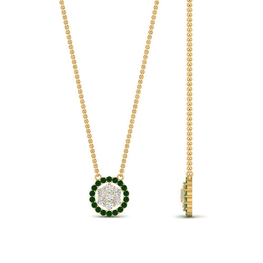 daisy-pendant-diamond-necklace-with-emerald-halo-in-FDPD10788-GEMGR-ANGLE1-NL-YG