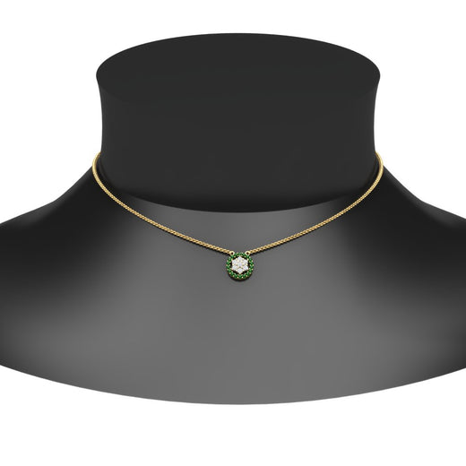 daisy-pendant-diamond-necklace-with-emerald-halo-in-FDPD10788-GEMGR-ANGLE1-NL-YG