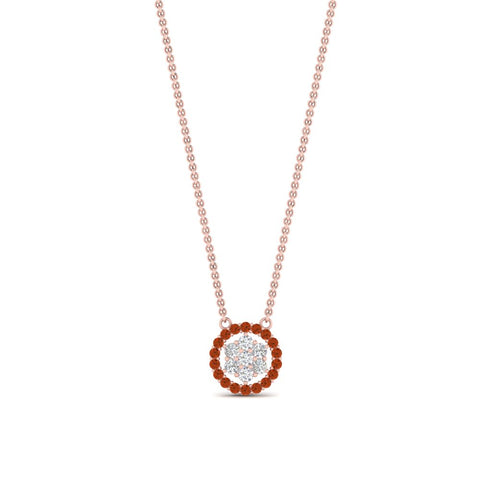daisy-pendant-diamond-necklace-with-orange-sapphire-halo-in-FDPD10788-GSAOR-ANGLE1-NL-RG