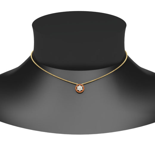 daisy-pendant-diamond-necklace-with-orange-sapphire-halo-in-FDPD10788-GSAOR-ANGLE1-NL-YG