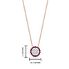 Load image into Gallery viewer, daisy-pendant-diamond-necklace-with-pink-sapphire-halo-in-FDPD10788-GSADRPI-ANGLE1-NL-RG