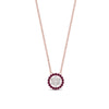 Load image into Gallery viewer, daisy-pendant-diamond-necklace-with-pink-sapphire-halo-in-FDPD10788-GSADRPI-ANGLE1-NL-RG