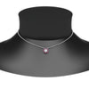 Load image into Gallery viewer, daisy-pendant-diamond-necklace-with-pink-sapphire-halo-in-FDPD10788-GSADRPI-ANGLE1-NL-WG