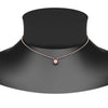 Load image into Gallery viewer, daisy-pendant-diamond-necklace-with-ruby-halo-in-FDPD10788-GRUDR-ANGLE1-NL-RG