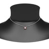 Load image into Gallery viewer, daisy-pendant-diamond-necklace-with-ruby-halo-in-FDPD10788-GRUDR-ANGLE1-NL-WG