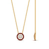 Load image into Gallery viewer, daisy-pendant-diamond-necklace-with-ruby-halo-in-FDPD10788-GRUDR-ANGLE1-NL-YG