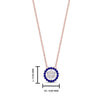 Load image into Gallery viewer, daisy-pendant-diamond-necklace-with-sapphire-halo-in-FDPD10788-GSABL-ANGLE1-NL-RG