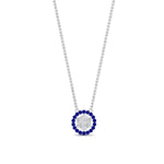 Load image into Gallery viewer, daisy-pendant-diamond-necklace-with-sapphire-halo-in-FDPD10788-GSABL-ANGLE1-NL-WG
