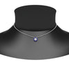 Load image into Gallery viewer, daisy-pendant-diamond-necklace-with-sapphire-halo-in-FDPD10788-GSABL-ANGLE1-NL-WG