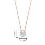Load image into Gallery viewer, daisy-pendant-necklace-with-diamond-halo-in-FDPD10788-ANGLE1-NL-RG
