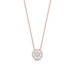 Load image into Gallery viewer, daisy-pendant-necklace-with-diamond-halo-in-FDPD10788-ANGLE1-NL-RG
