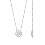 Load image into Gallery viewer, daisy-pendant-necklace-with-diamond-halo-in-FDPD10788-ANGLE1-NL-WG
