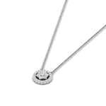 Load image into Gallery viewer, daisy-pendant-necklace-with-diamond-halo-in-FDPD10788-ANGLE1-NL-WG
