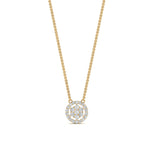 Load image into Gallery viewer, daisy-pendant-necklace-with-diamond-halo-in-FDPD10788-ANGLE1-NL-YG
