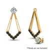 Load image into Gallery viewer, dangle-black-diamond-earring-jacket-in-yellow-gold-FDEAR61022GBLACK-NL-YG.jpg