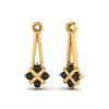 Load image into Gallery viewer, dangle-black-diamond-earring-jackets-in-yellow-gold-FDEAR787GBLACKANGLE1-NL-YG.jpg