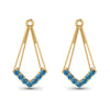 Load image into Gallery viewer, dangle-blue-topaz-earring-jacket-in-yellow-gold-FDEAR61022GICBLTO-NL-YG.jpg
