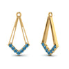 Load image into Gallery viewer, dangle-blue-topaz-earring-jacket-in-yellow-gold-FDEAR61022GICBLTO-NL-YG.jpg