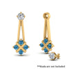 Load image into Gallery viewer, dangle-blue-topaz-sapphire-earring-jackets-in-yellow-gold-FDEAR787GICBLTOANGLE1-NL-YG.jpg