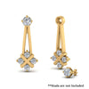 Load image into Gallery viewer, dangle-diamond-earring-jackets-in-yellow-gold-FDEAR787ANGLE1-NL-YG.jpg
