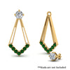 Load image into Gallery viewer, dangle-emerald-earring-jacket-in-yellow-gold-FDEAR61022GEMGR-NL-YG.jpg