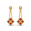 Load image into Gallery viewer, dangle-orange-sapphire-earring-jackets-in-yellow-gold-FDEAR787GSAORANGLE1-NL-YG.jpg