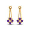 Load image into Gallery viewer, dangle-purple-topaz-sapphire-earring-jackets-in-yellow-gold-FDEAR787GVITOANGLE1-NL-YG.jpg