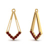 Load image into Gallery viewer, dangle-ruby-earring-jacket-in-yellow-gold-FDEAR61022GRUDR-NL-YG.jpg