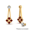 Load image into Gallery viewer, dangle-ruby-earring-jackets-in-yellow-gold-FDEAR787GRUDRANGLE1-NL-YG.jpg
