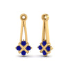 Load image into Gallery viewer, dangle-sapphire-earring-jackets-in-yellow-gold-FDEAR787GSABLANGLE1-NL-YG.jpg