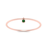 Load image into Gallery viewer, dangling-bezel-promise-emerald-ring-in-rose-gold-FD9399RORGEMGR-NL-RG.jpg
