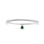 Load image into Gallery viewer, dangling-bezel-promise-emerald-ring-in-white-gold-FD9399RORGEMGR-NL-WG.jpg
