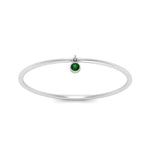 Load image into Gallery viewer, dangling-bezel-promise-emerald-ring-in-white-gold-FD9399RORGEMGR-NL-WG.jpg
