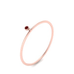 Load image into Gallery viewer, dangling-bezel-promise-ruby-ring-in-rose-gold-FD9399RORGRUDR-NL-RG.jpg
