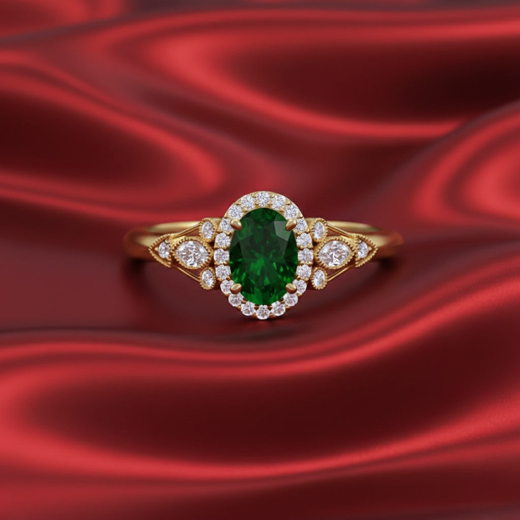 The Meaning Behind Green Emerald Engagement Rings