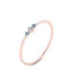 Load image into Gallery viewer, delicate-3-stone-stackable-diamond-band-with-blue-topaz-in-rose-gold-FD9396RORGICBLTO-NL-RG.jpg
