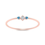 Load image into Gallery viewer, delicate-3-stone-stackable-diamond-band-with-blue-topaz-in-rose-gold-FD9396RORGICBLTO-NL-RG.jpg
